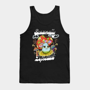 Seasonally Depressed -  70s mushroom Tank Top